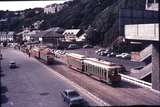 111233: Manx Electric Railway Derby Castle IOM Southbound Motor 22 Trailer 42 and Northbound Motor 25 Trailer 56