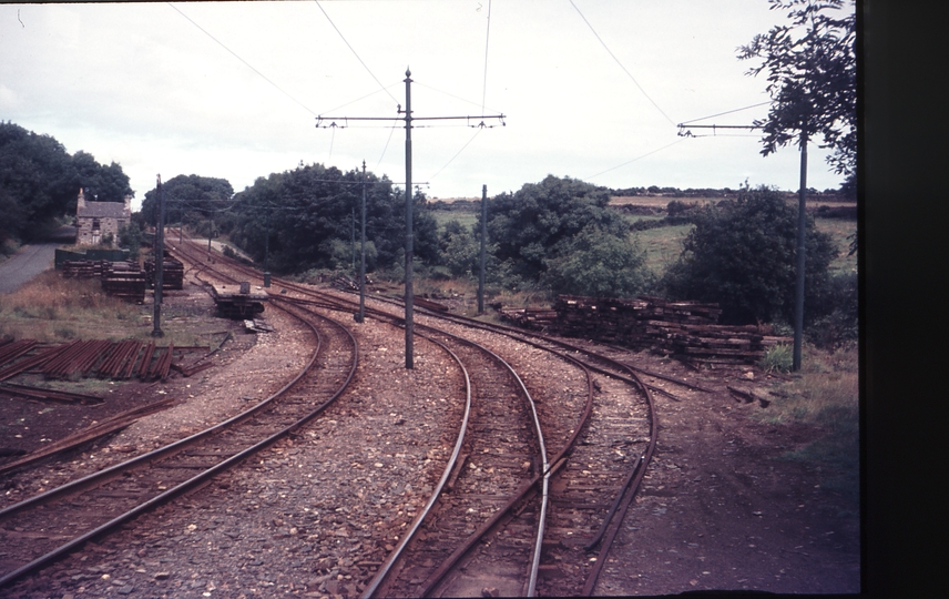 111276: Manx Electric Railway Freight Sidings in Dhoon Glen - Glen Mona Section Looking North