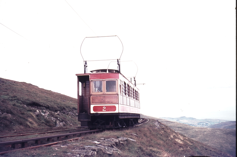 111282: Snaefell Mountain Railway Snaefell Summit IOM No 2 Descending