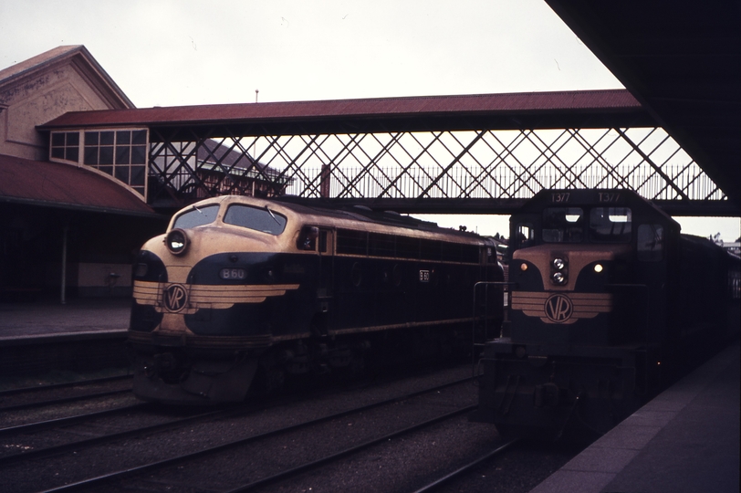 111733: Bendigo Swan Hill Passenger T 377 and Light Engine B 60