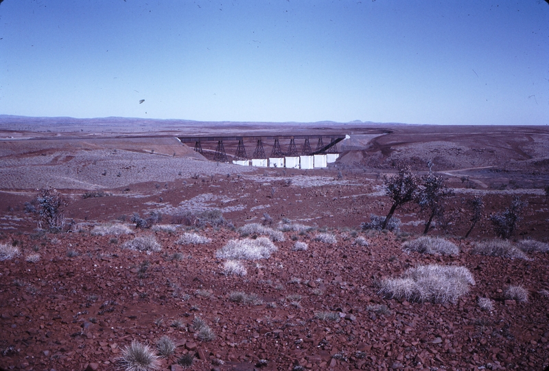 111938: Robe River Railway Bridge over Fortescue River at 72 Miles viewed from West Side