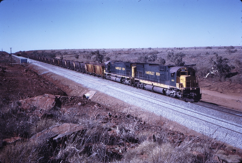 111950: Hamersley Iron Railway Gecko Loaded Ore Train 2013. 4034