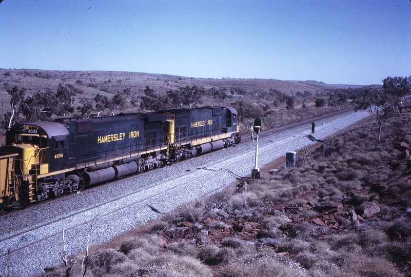 111951: Hamersley Iron Railway Gecko Loaded Ore Train 2013 4034