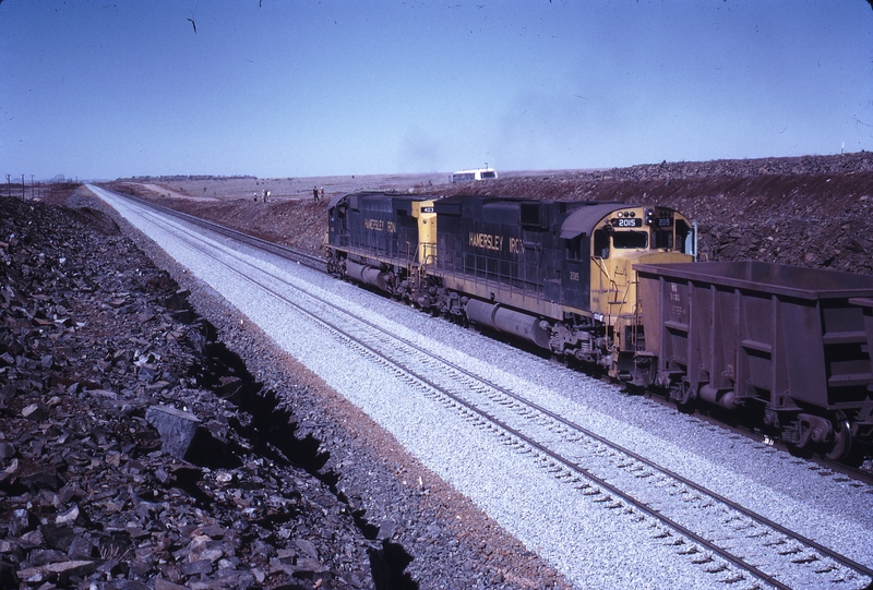 111953: Hamersley Iron Railway Gull First Cut East Side Empty Ore Train 4032 2015