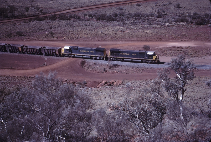 111960: Hamersley Iron Railway Mile 176.75 Empty Ore Train 4033 4036