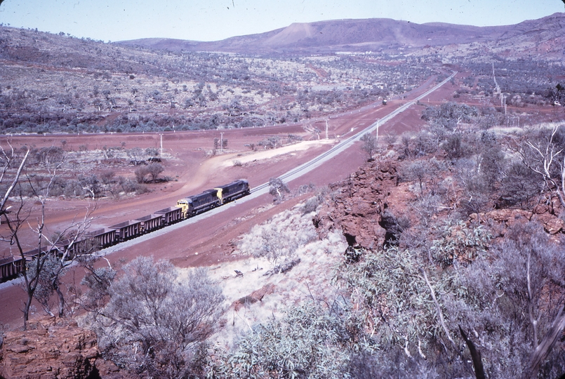 111961: Hamersley Iron Railway Mile 177 Empty Ore Train 4033 4036