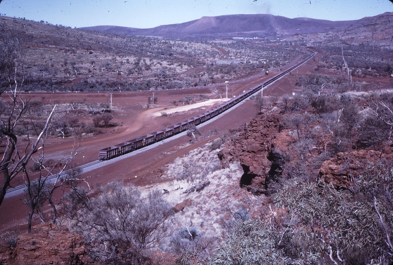 111962: Hamersley Iron Railway Mile 177 Empty Ore Train 4033 4036