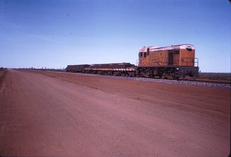 111996: Goldsworthy Railway Shay Gap Extension Mile 76 Steel Train No 1 Propelling