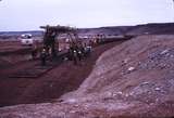 111998: Goldsworthy Railway Shay Gap Extension Mile 111.75 Laying of last rails in main line No 1 on Steel Train