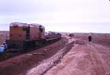 112001: Goldsworthy Railway Shay Gap Extension Mile 111.75 Steel Train No 1 at end of line