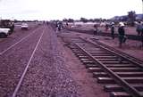 112005: Goldsworthy Railway Shay Gap Extension Mile 109.5 Shay Gap Yard Laying of last steel in siding