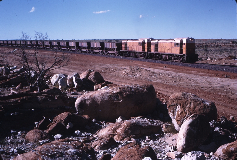 112009: Goldsworthy Railway Shay Gap Extension Mile 101 Westbound empty ballast Train No 1 No 2 Propelling