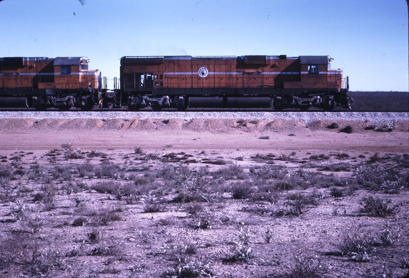 112020: Mount Newman Railway Mile 2 Loaded Ore Train 5467 5453 5465