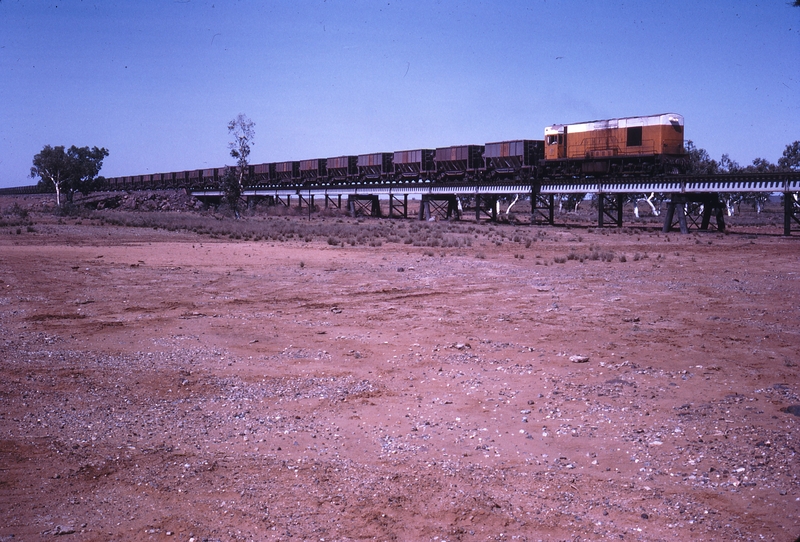 112026: Goldsworthy Railway Mile 48.5 Strelley River East Side Loaded Ore Train No 7