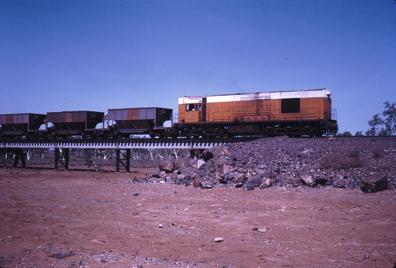 112027: Goldsworthy Railway Mile 48.5 Strelley River East Side Loaded Ore Train No 7