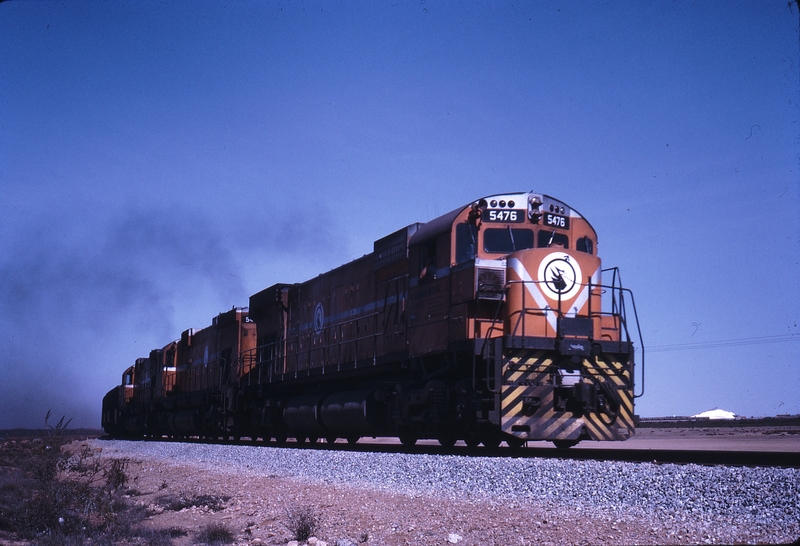 112028: Mount Newman Railway Mile 3 Loaded Ore Train 5476 5466 5461