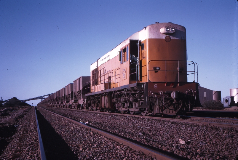 112045: Goldsworthy Railway Finucane Island Ore Train Unloading No 8