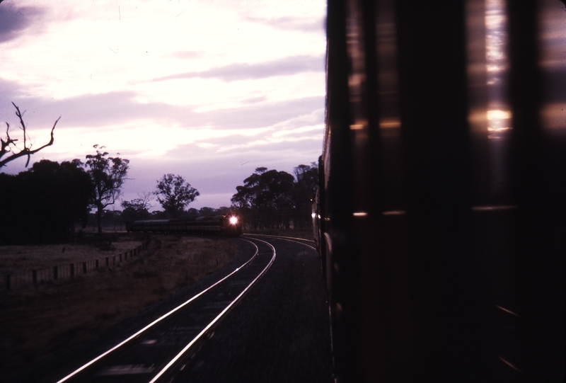 112135: Violet Town up side 5:45pm Sydney Passenger X 31 taken from BG Albury Passenger