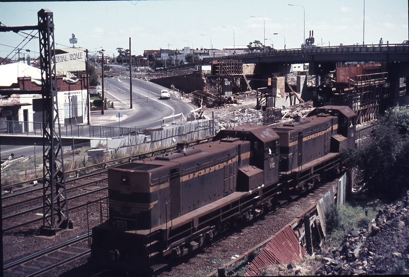 112266: West Footscray Up Light Engines Y 112 Y 111