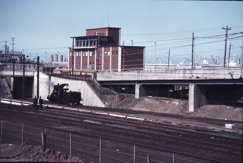 112597: Melbourne Hump Yard Down Light Engine No 3 Crane