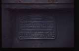 112784: Zeehan Museum Makers Plate on 2 0 gauge Electric Locomotive