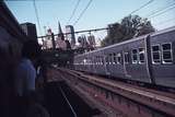 112810: Flinders Street Yarra River Bridge Up Suburban from St Kilda Hitachi taken from Up Suburban from Port Melbourne Swing Door