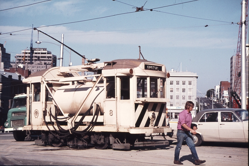 112864: Latrobe Street Museum Station Deviation Swanston Street End Eastbound Scrubber No 8