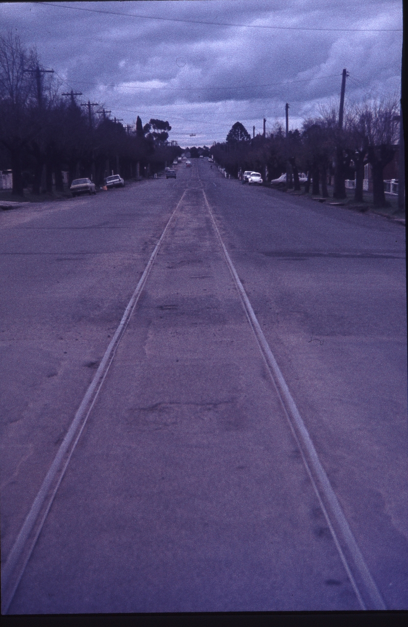 113044: Quarry Hill City end of Cemetery Looking towards End of Track