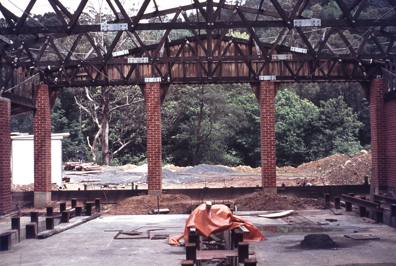 113170: Belgrave Interior Locomotive Shed under construction