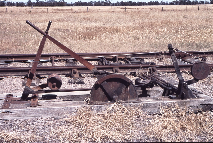 113515: Toolondo Point and Signal Levers and Hatchet Detector at North End