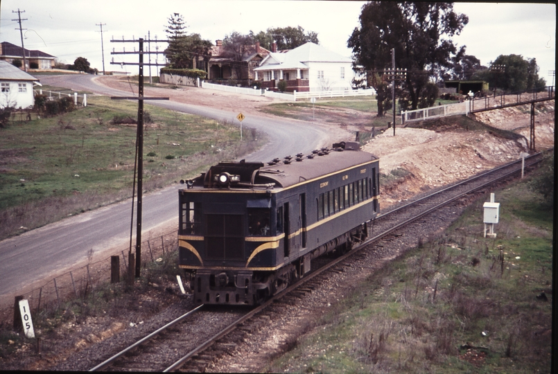 113716: Eaglehawk up side Mile 105 Up Rail Motor 62 RM