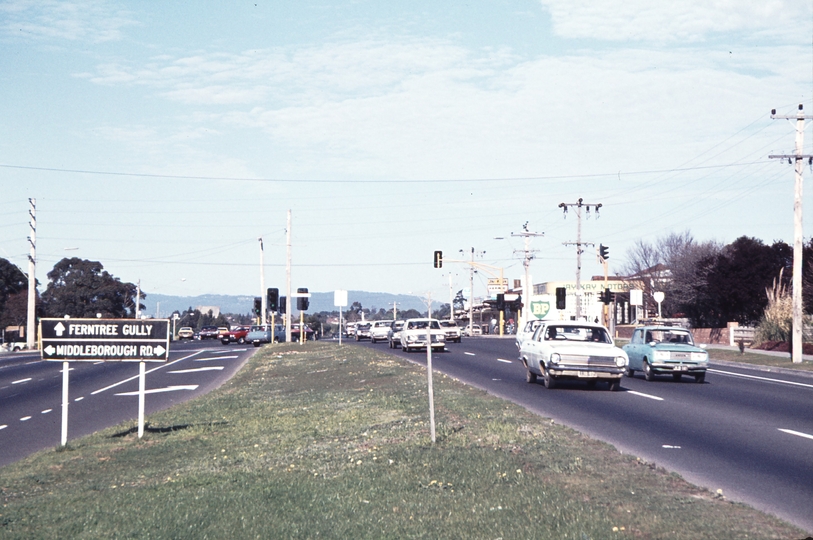 113874: Burwood Highway at Middleborough Road Looking East