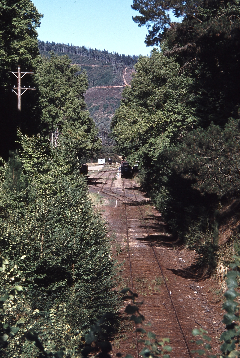 113926: Bright Looking North from End of Track