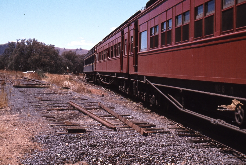 113939: Everton Junction of Beechworth Line AREA Cars attached to Up Goods