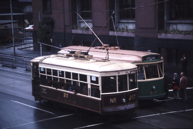 114016: Spencer Street at Bourke Street X 217 Northbound and X2 676 Southbound