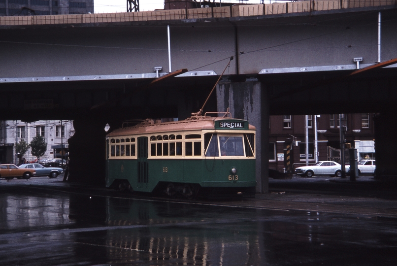 114028: Spencer Street at Little Dock Road Cavalcade of Transport Northbound Y1 613