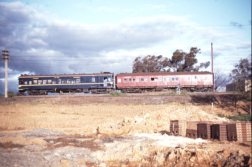 114287: North Bendigo Junction Down Rail Motor to Deniliquin 57 RM and BCPL