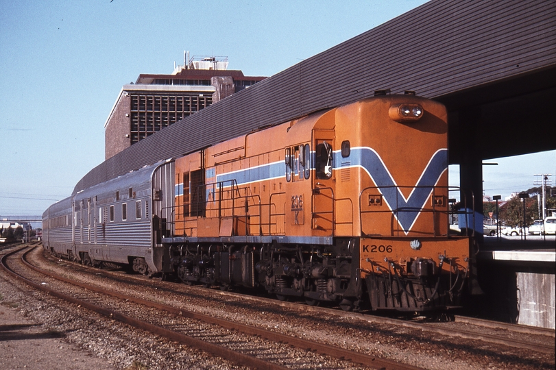 114312: Perth Terminal Indian-Pacific Empty Cars to Forrestfield K 206