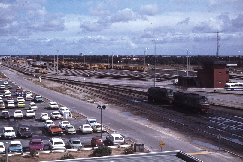 114342: Forrestfield Locomotive Depot X 1002 X 1030