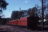 114542: Hurstbridge Stabled Tait Cars at end of line