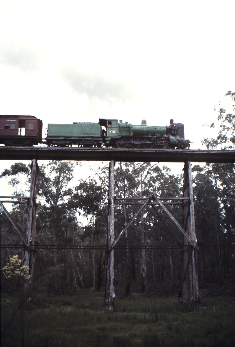 114605: Mile 205 Orbost Line Stony Creek Bridge Down ARHS-ARE Special K 190