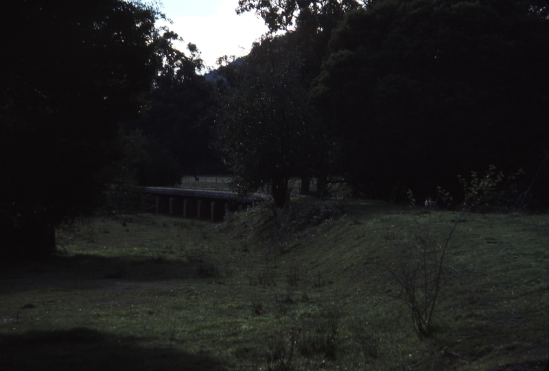 114663: Brittania Looking towards Warburton First of Little Yarra bridges