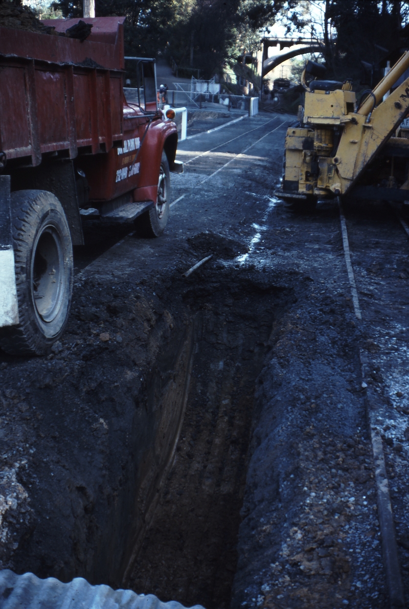 114675: Belgrave Drainage Trench at Upper Level