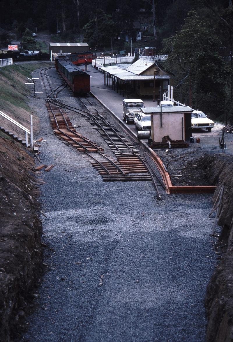 114695: Belgrave Stage 1C Trackwork in progress