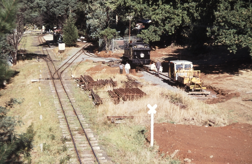 114740: Menzies Creek 8A standing on inspection pit