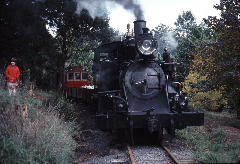 114757: Lakeside 8A on work train at down end Natasha Langford at Left