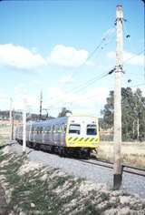 114988: Eltham - Diamond Creek Down Suburban 3-car Comeng