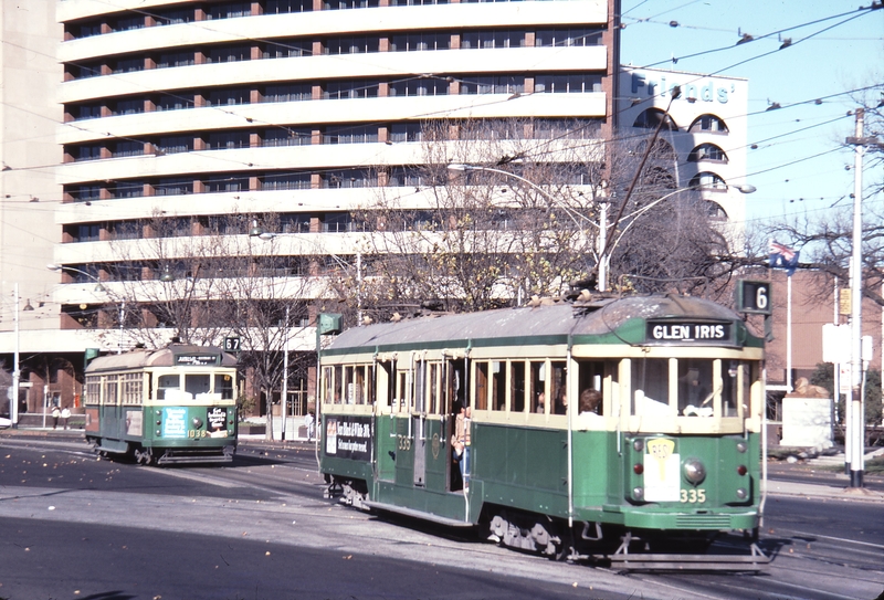 115020: St Kilda Road at Domain Road Down W7 1038 and Down W2 335