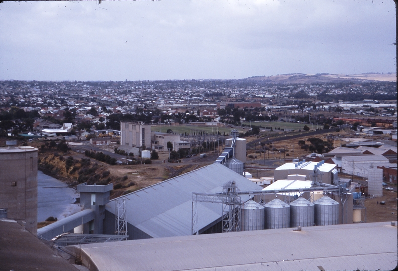 115228: North Geelong Grain receival View South West