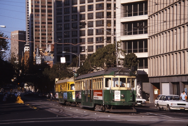 115363: Collins Street at Spencer Street Down to Albert Park Beach W2 496